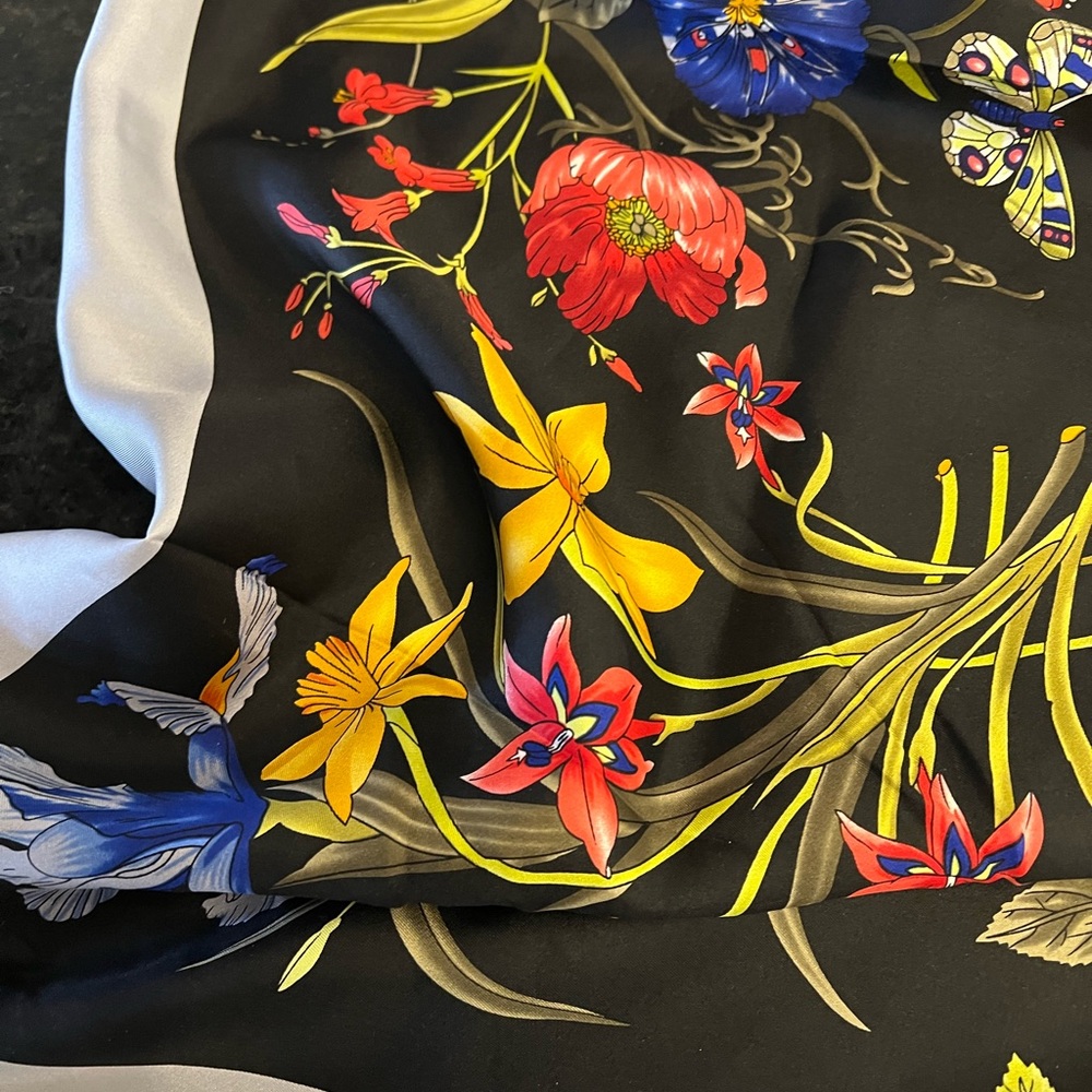 Alessandro Meucci Firenze Silk Scarf - Gem
